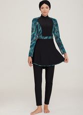 Adasea Burkini  Swimsuit 4428  Voile